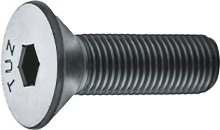 Tornillos de cabeza plana en pulgadas